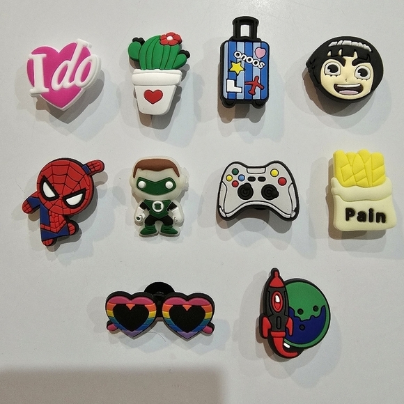 Croc Charms Bundle of 10 - Picture 1 of 1